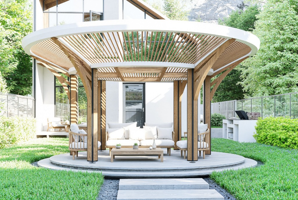 Resort Garden Pergola